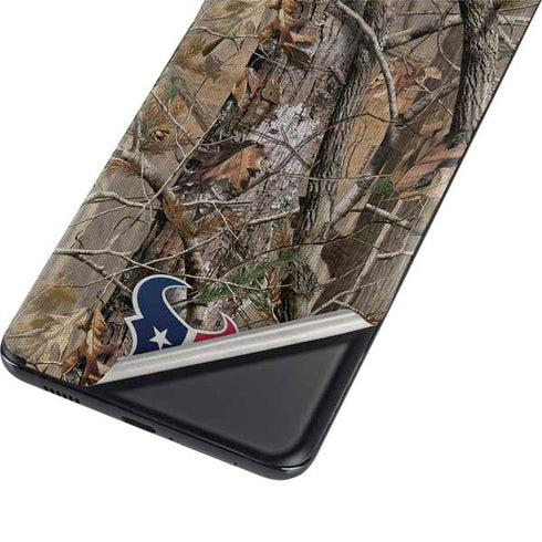 NFL Houston Texans Realtree AP Camo Galaxy S21 Ultra 5G Skin