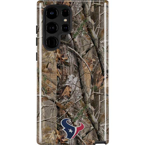 NFL Houston Texans Realtree AP Camo Galaxy S22 Ultra Pro Case
