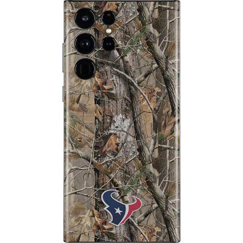 NFL Houston Texans Realtree AP Camo Galaxy S22 Ultra Skin