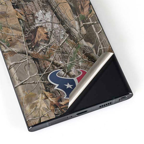 NFL Houston Texans Realtree AP Camo Galaxy S22 Ultra Skin