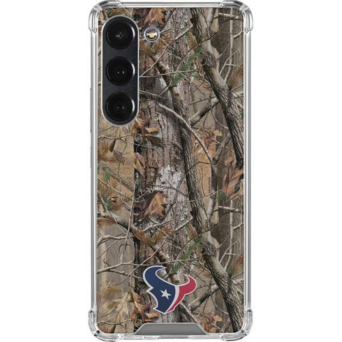 NFL Houston Texans Realtree AP Camo Galaxy S23 Clear Case