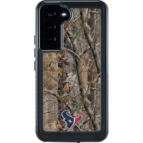 NFL Houston Texans Realtree AP Camo Galaxy S23 Plus Waterproof Case