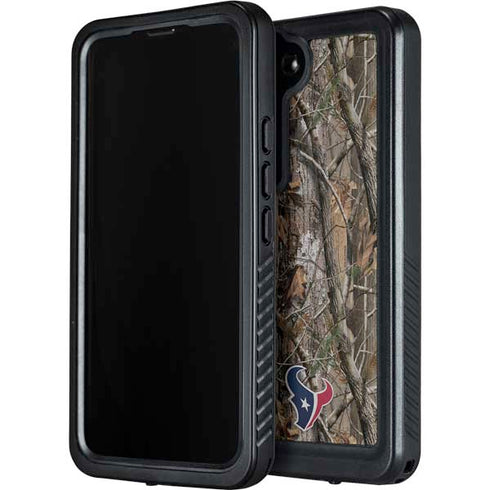 NFL Houston Texans Realtree AP Camo Galaxy S23 Plus Waterproof Case