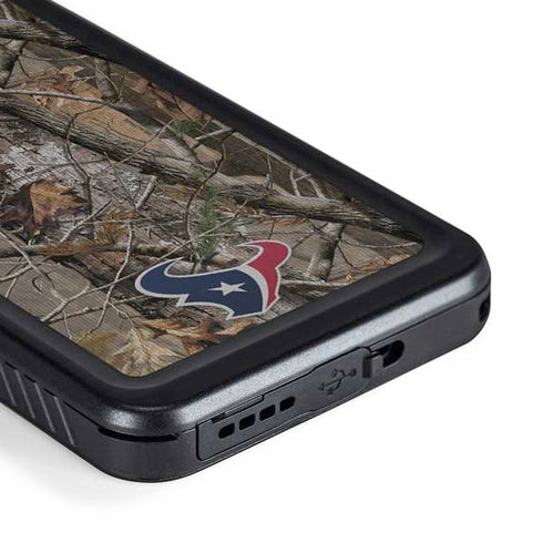 NFL Houston Texans Realtree AP Camo Galaxy S23 Waterproof Case