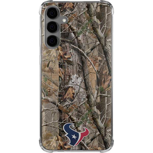 NFL Houston Texans Realtree AP Camo Galaxy S24 Plus Clear Case
