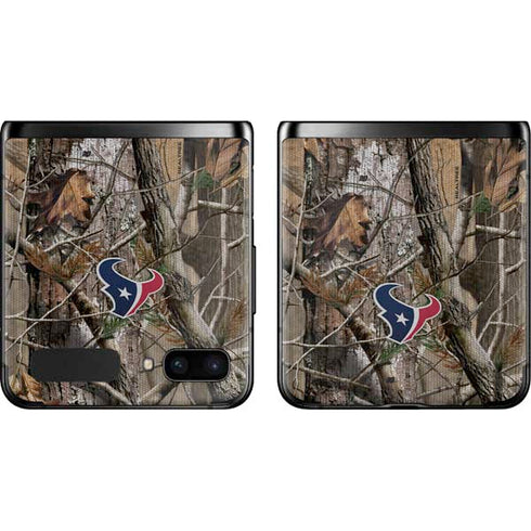 NFL Houston Texans Realtree AP Camo Galaxy Z Flip Skin