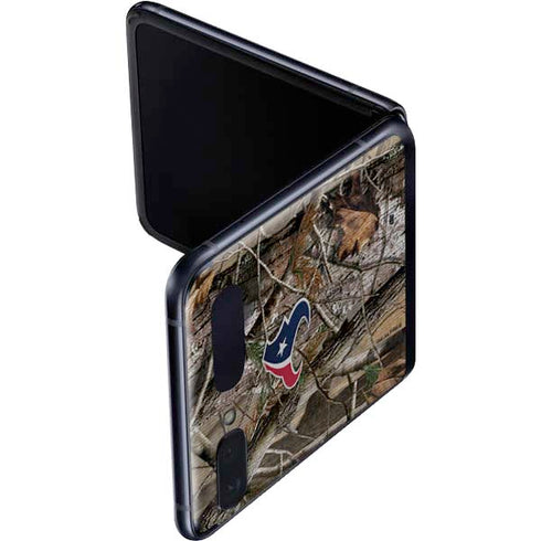 NFL Houston Texans Realtree AP Camo Galaxy Z Flip Skin