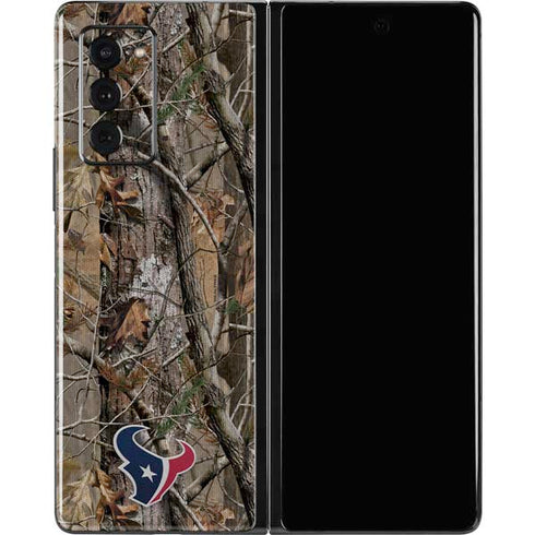 NFL Houston Texans Realtree AP Camo Galaxy Z Fold2 5G Skin