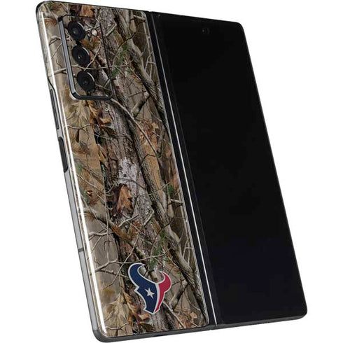 NFL Houston Texans Realtree AP Camo Galaxy Z Fold2 5G Skin