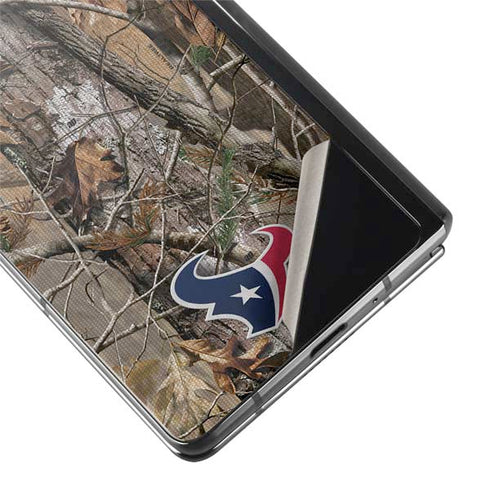 NFL Houston Texans Realtree AP Camo Galaxy Z Fold2 5G Skin