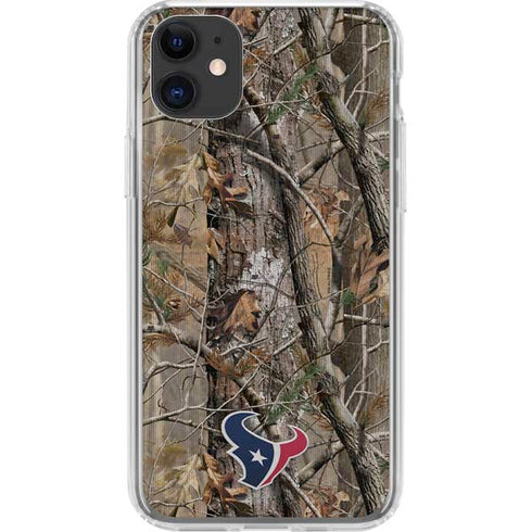 NFL Houston Texans Realtree AP Camo iPhone 11 Clear Case