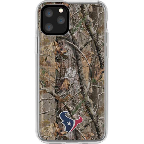 NFL Houston Texans Realtree AP Camo iPhone 11 Pro Clear Case