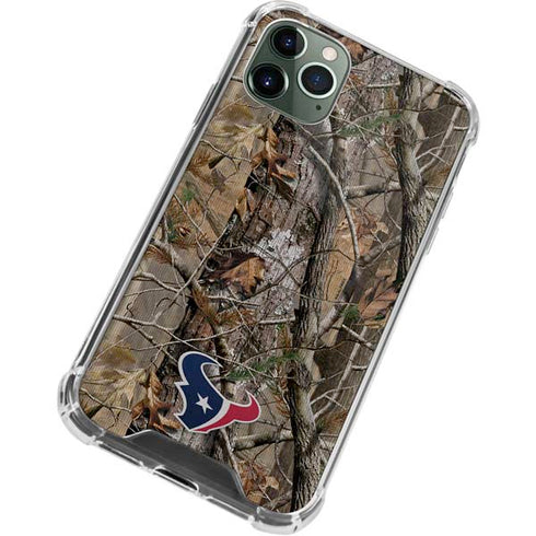 NFL Houston Texans Realtree AP Camo iPhone 12 Pro Max Clear Case