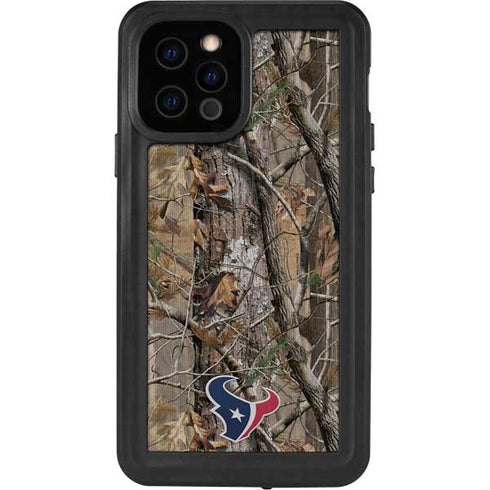 NFL Houston Texans Realtree AP Camo iPhone 12 Pro Waterproof Case