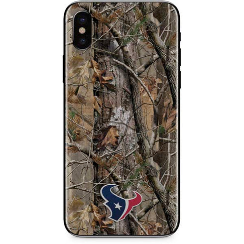 NFL Houston Texans Realtree AP Camo iPhone XS Skin