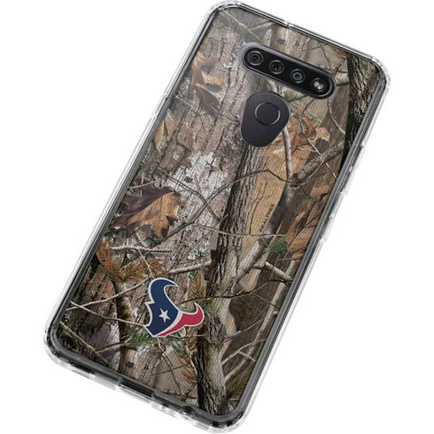 NFL Houston Texans Realtree AP Camo LG K51/Q51 Clear Case