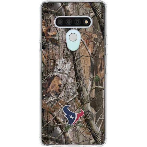 NFL Houston Texans Realtree AP Camo LG Stylo 6 Clear Case