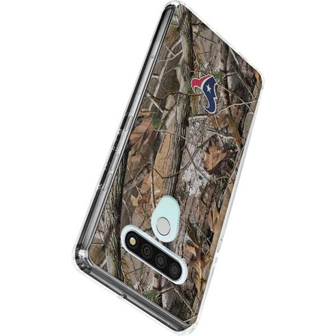 NFL Houston Texans Realtree AP Camo LG Stylo 6 Clear Case