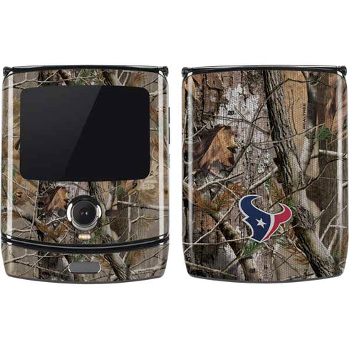 NFL Houston Texans Realtree AP Camo Motorola RAZR Skin
