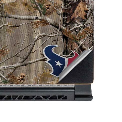 NFL Houston Texans Realtree AP Camo MSI GS65 Stealth Laptop Skin