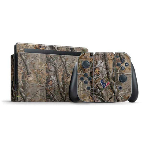 NFL Houston Texans Realtree AP Camo Nintendo Switch Bundle Skin