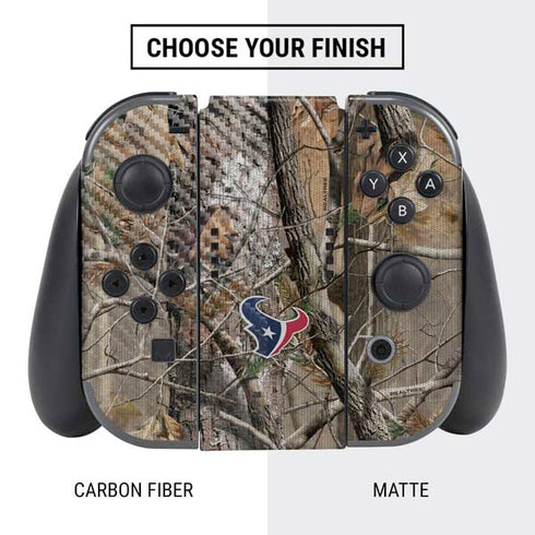 NFL Houston Texans Realtree AP Camo Nintendo Switch Bundle Skin