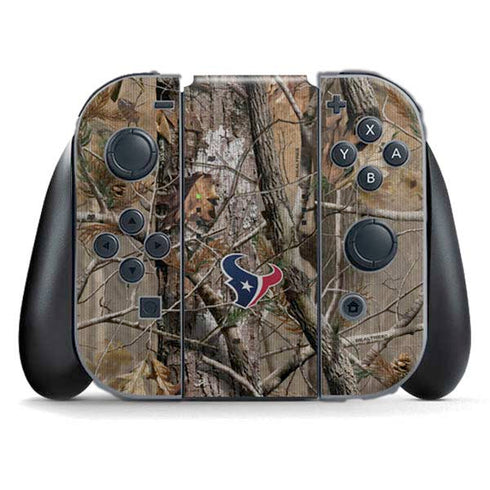 NFL Houston Texans Realtree AP Camo Nintendo Switch (2017-2021) Joy-Con Controller Skin