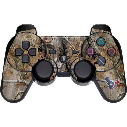 NFL Houston Texans Realtree AP Camo PS3 Dual Shock wireless controller Skin