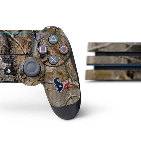 NFL Houston Texans Realtree AP Camo PS4 Pro Bundle Skin