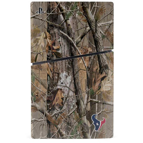 NFL Houston Texans Realtree AP Camo PS5 Slim Disk Bundle Skin