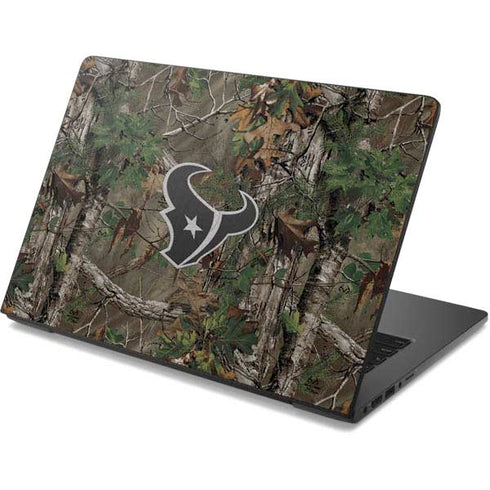 NFL Houston Texans Realtree Xtra Green Camo Dell Chromebook Skin