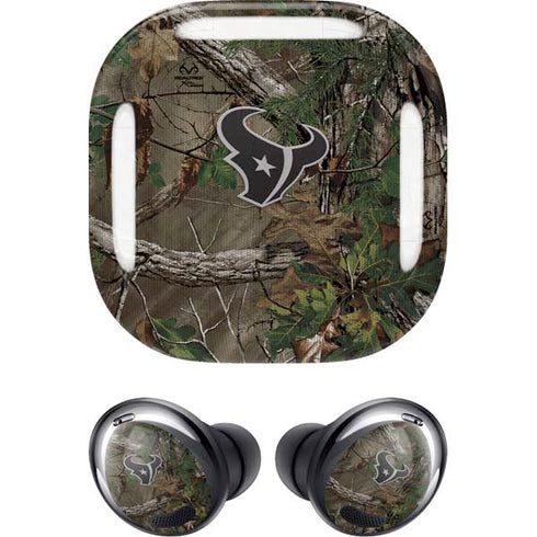 NFL Houston Texans Realtree Xtra Green Camo Galaxy Buds Pro Skin
