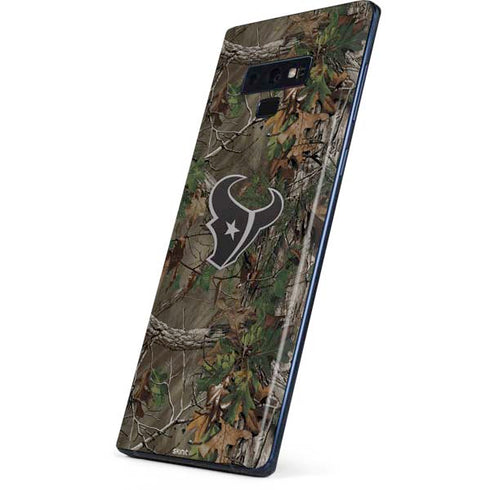 NFL Houston Texans Realtree Xtra Green Camo Galaxy Note 9 Skin