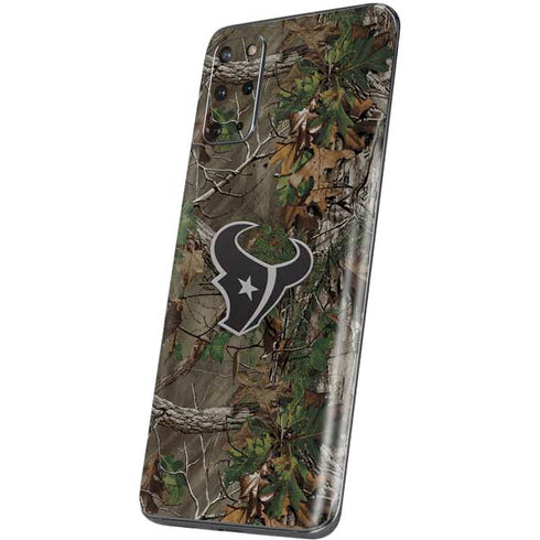 NFL Houston Texans Realtree Xtra Green Camo Galaxy S20 Plus Skin