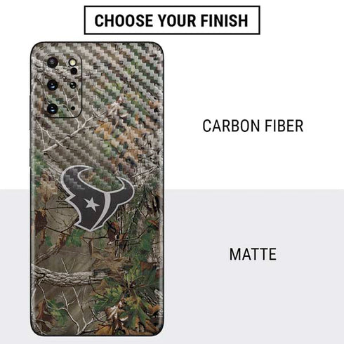 NFL Houston Texans Realtree Xtra Green Camo Galaxy S20 Plus Skin