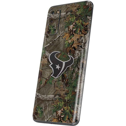 NFL Houston Texans Realtree Xtra Green Camo Galaxy S20 Skin