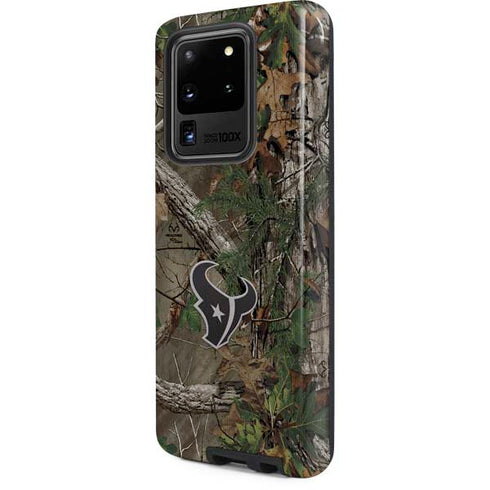 NFL Houston Texans Realtree Xtra Green Camo Galaxy S20 Ultra 5G Pro Case