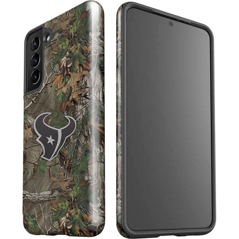 NFL Houston Texans Realtree Xtra Green Camo Galaxy S21 5G Pro Case