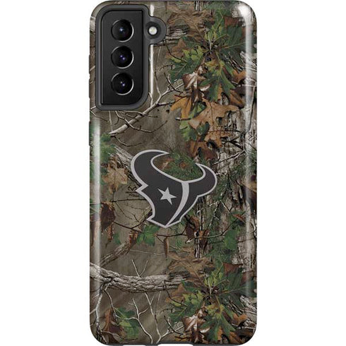 NFL Houston Texans Realtree Xtra Green Camo Galaxy S21 Plus 5G Pro Case