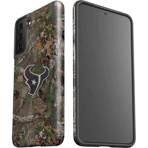 NFL Houston Texans Realtree Xtra Green Camo Galaxy S21 Plus 5G Pro Case