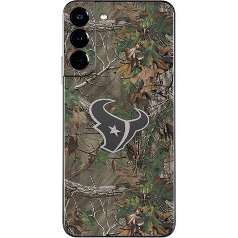 NFL Houston Texans Realtree Xtra Green Camo Galaxy S22 Plus Skin