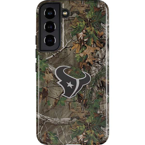 NFL Houston Texans Realtree Xtra Green Camo Galaxy S22 Pro Case