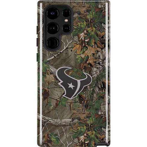 NFL Houston Texans Realtree Xtra Green Camo Galaxy S22 Ultra Pro Case