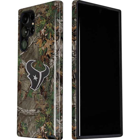 NFL Houston Texans Realtree Xtra Green Camo Galaxy S22 Ultra Pro Case