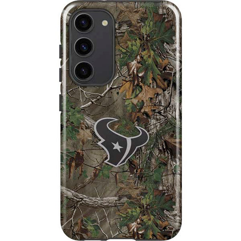 NFL Houston Texans Realtree Xtra Green Camo Galaxy S23 Plus Pro Case
