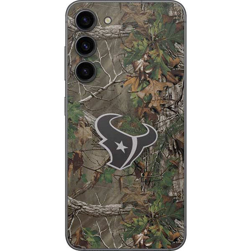 NFL Houston Texans Realtree Xtra Green Camo Galaxy S23 Plus Skin