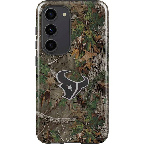 NFL Houston Texans Realtree Xtra Green Camo Galaxy S23 Pro Case