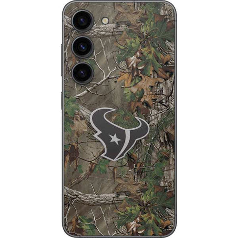 NFL Houston Texans Realtree Xtra Green Camo Galaxy S23 Skin