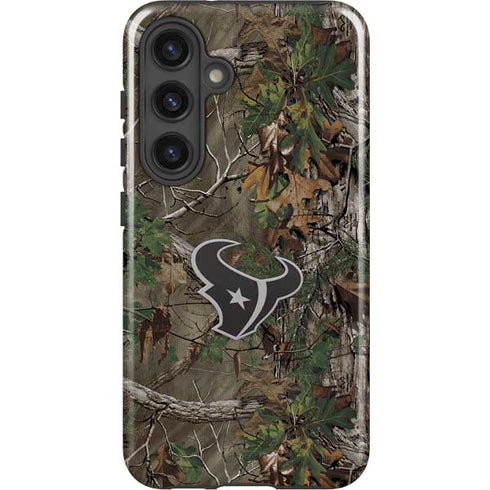 NFL Houston Texans Realtree Xtra Green Camo Galaxy S24 Impact Case