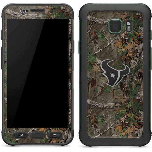 NFL Houston Texans Realtree Xtra Green Camo Galaxy S7 Active Skin
